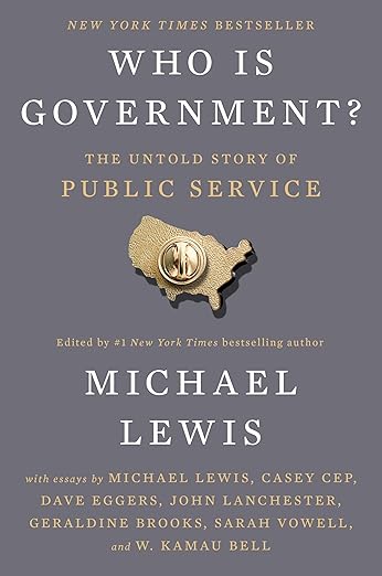 Cover image for "Who is Government?" by Michael Lewis